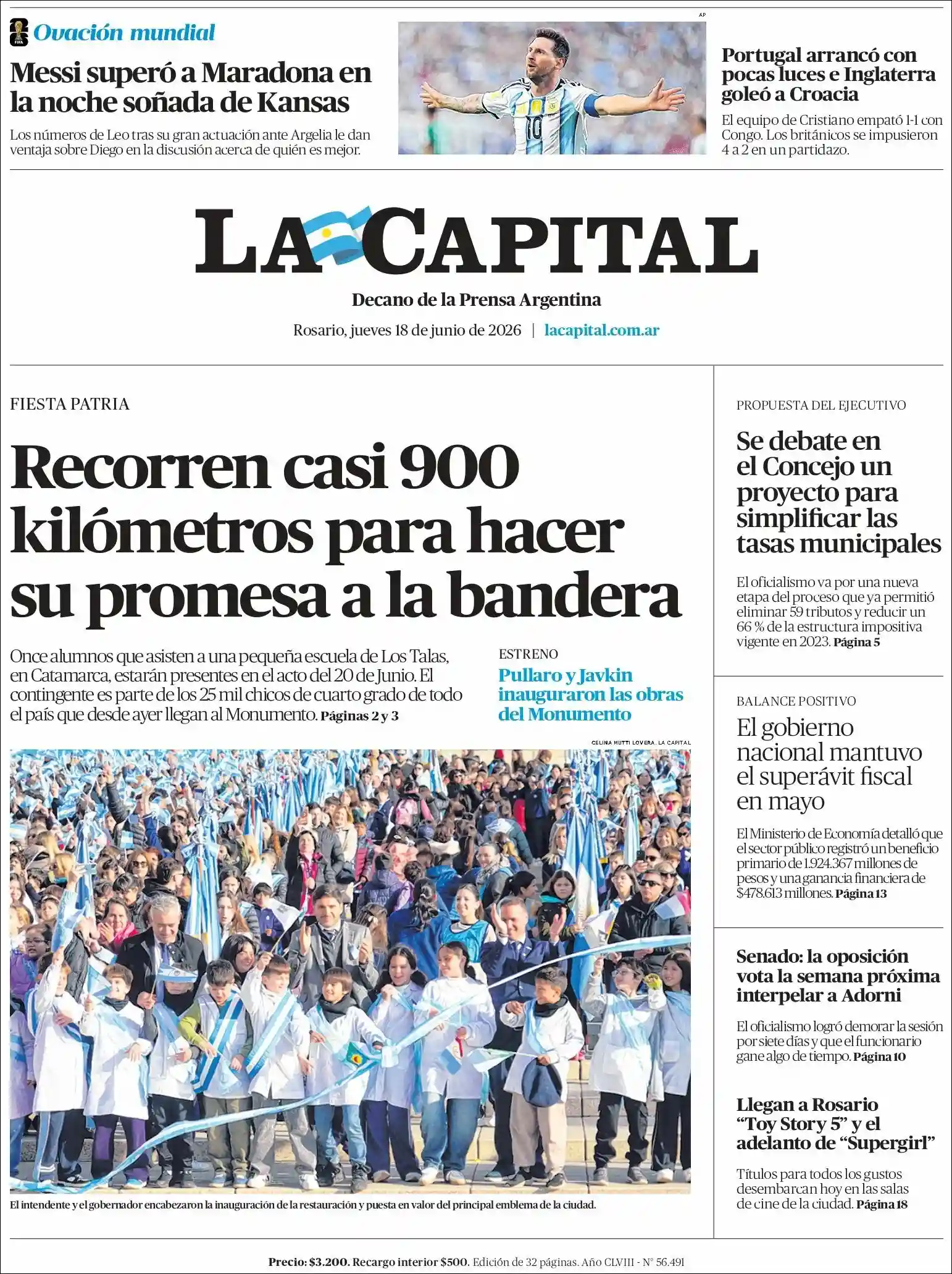 Evolucion Streaming | SOMOS INFO - Tapa del diario La Capital Rosario